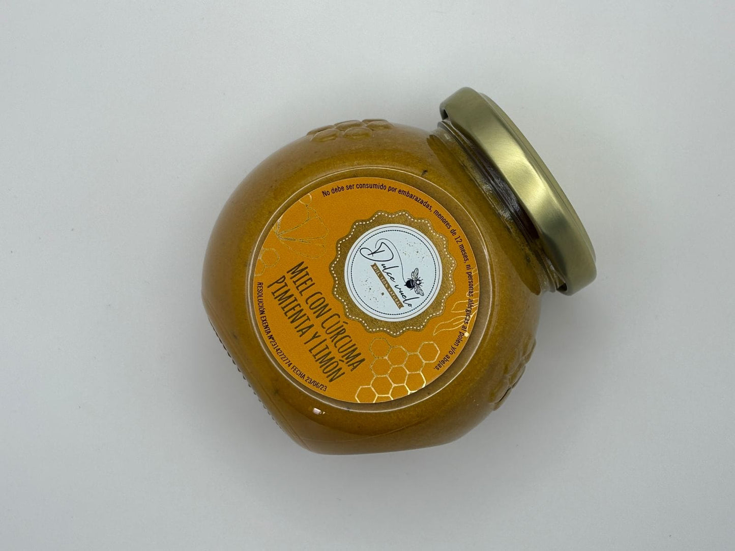 Miel con cúrcuma y pimienta 230 gramos